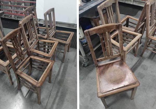 chaise bois, ancien, décoration, rénovation, eco responsable