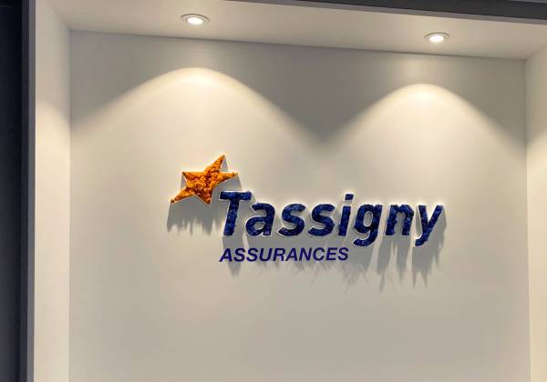 logo 3D, plexiglas, mousse, fraisage