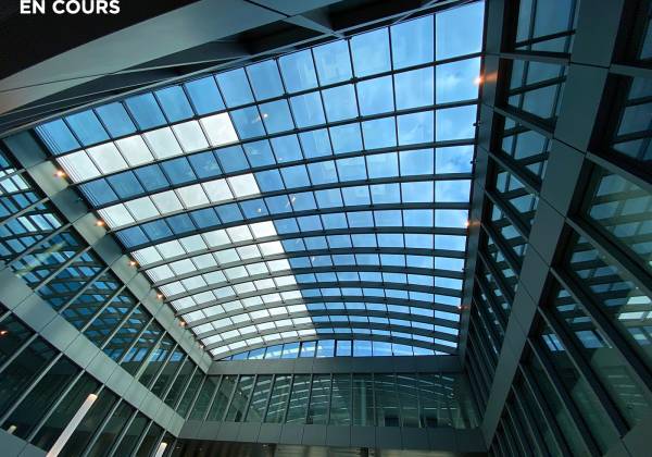 VITRUM, ATRIUM BUSINESS PARK, puits romain, film solaire