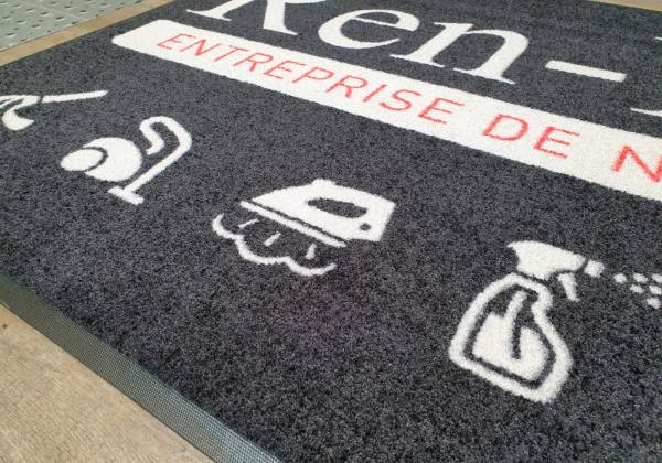 Tapis de sol avec logo