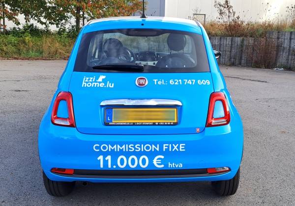 fiat 500, wrapped, vinyl, decals, sticker, autocollant, flockage, logotage