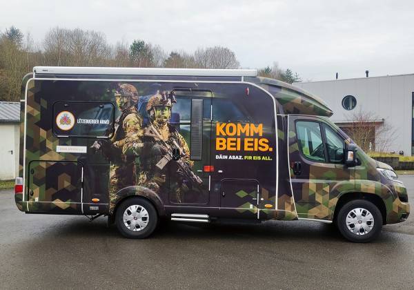 armee luxembourgeoise, concept factory, wrap, colorado m-serie, vinyle 3M, letzebuerger armei