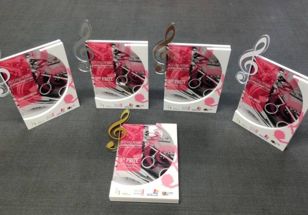 CLERVAUX, TROPHEE, clarinet competition, cnc, laser, trophy