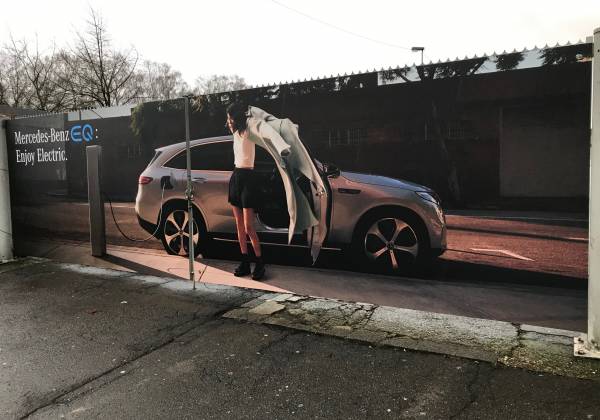 mercedes panneau publicitaire steinfort