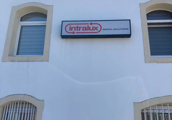 Signaletique INTRALUX Locations - Hollerich - Rue de Cessange