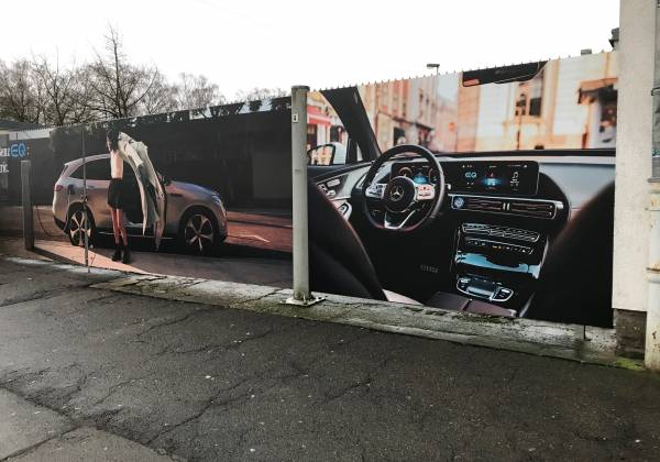 mercedes panneau publicitaire steinfort