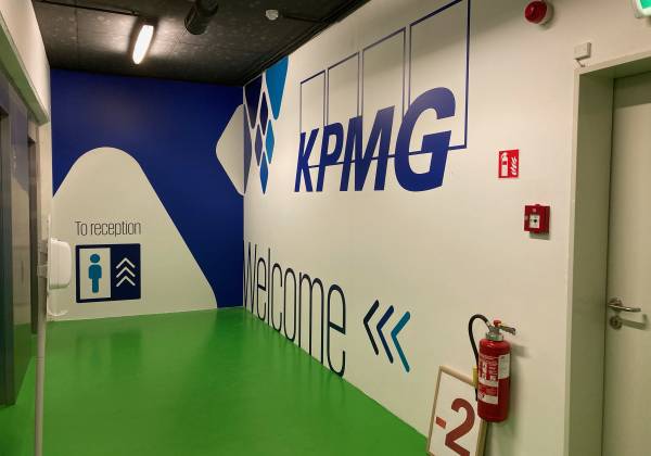 décoration murale KPMG Luxembourg