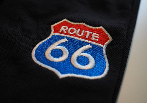 route 66 broderie 3 couleurs