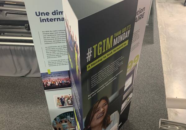 raiffeisen, totem, dibond, event, digitalprint, colorado serie-m, communication