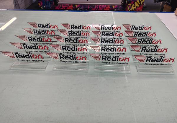 redion, plexiglas, acrylique, uv printing, luxembourg, trophée, laser, trotec