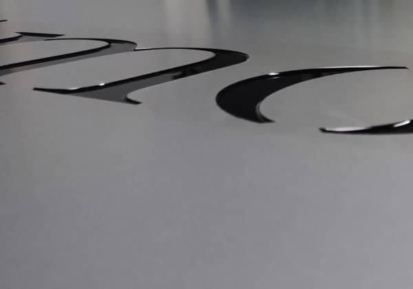 utmost, Luxembourg, sign, anodized aluminium, engraving with color