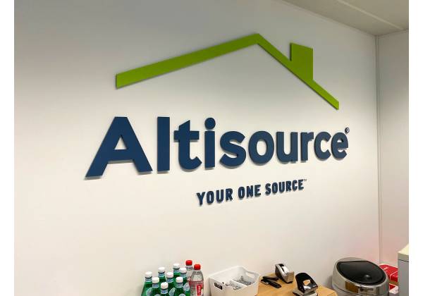 logo 3d, cnc, luxembourg, altisource, monterey, peinture, plexiglas