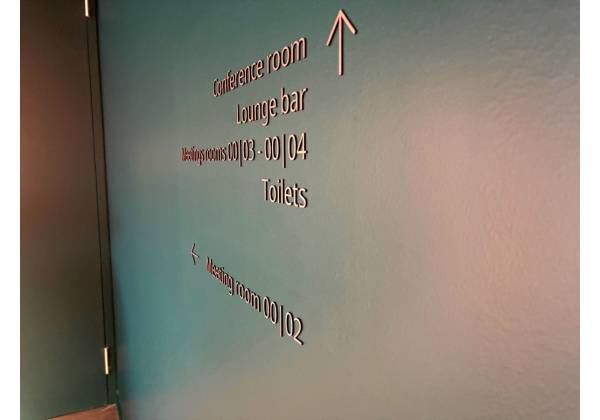 DLA PIPER, Luxembourg, signage, trolase, laser cutting