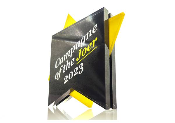 adada, trophee, campagne of the joer 2023, plexi, design