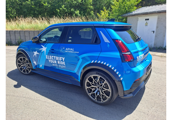 Alpine, A290, Arval, lettrage, digital, print, découpe, avery dennison
