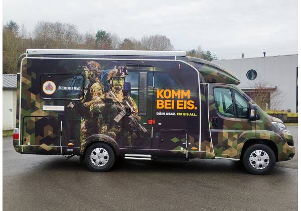 armee luxembourgeoise, concept factory, wrap, colorado m-serie, vinyle 3M, letzebuerger armei