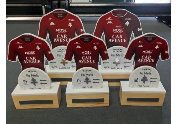 fcmetz, trophee, plexiglas, cnc, digitalprint, laser, trotec
