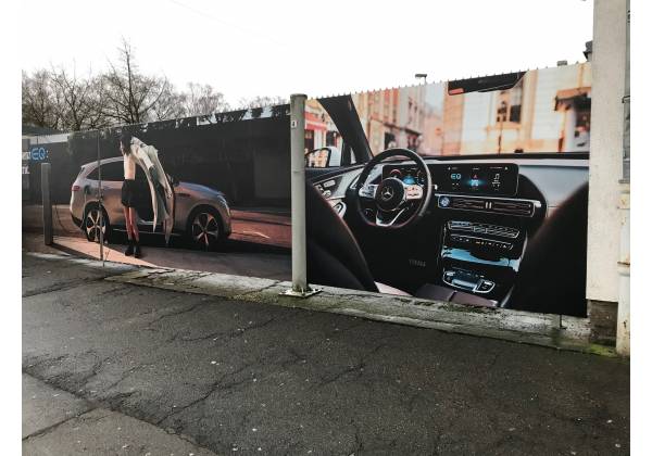 mercedes panneau publicitaire steinfort