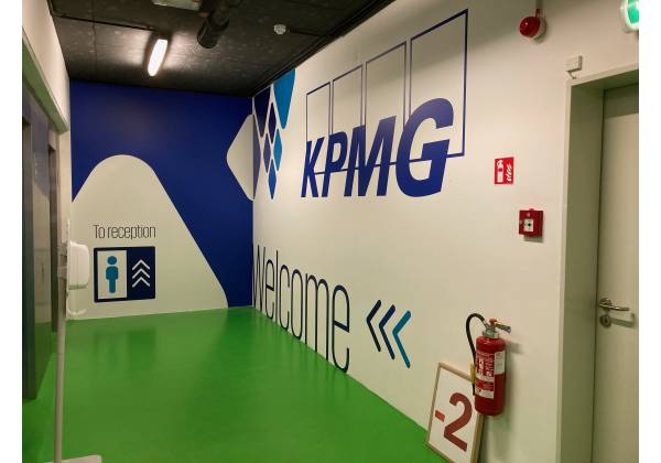 décoration murale KPMG Luxembourg