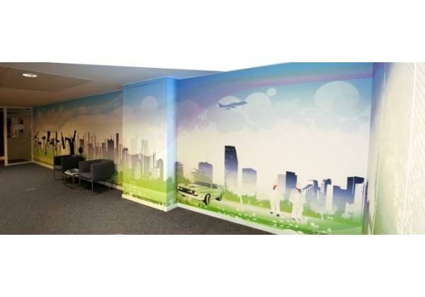 impression papier peint deloitte