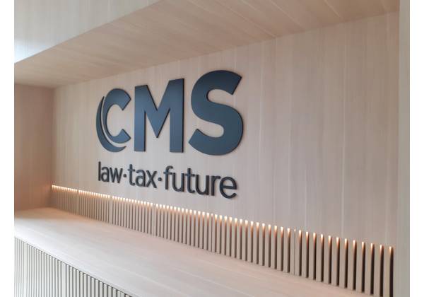 cms, darwin bronze gate, fraisage, logo relief, peinture, noir, cbre