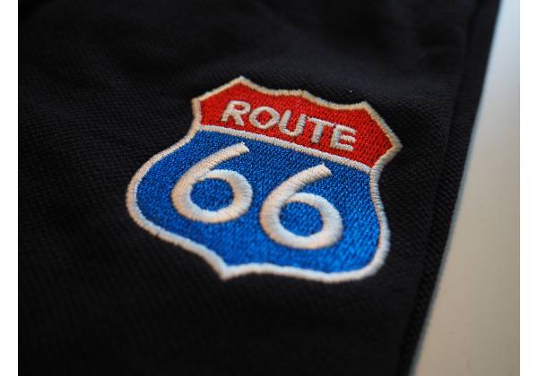 route 66 broderie 3 couleurs