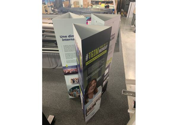 raiffeisen, totem, dibond, event, digitalprint, colorado serie-m, communication