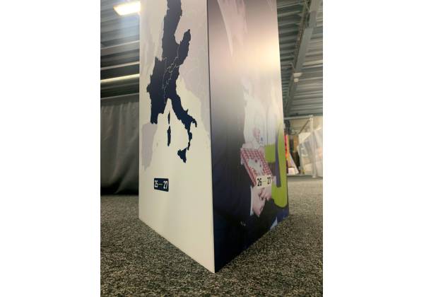 raiffeisen, totem, dibond, signage, digitalprint, colorado serie-m, communication