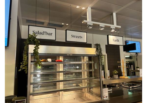 sodexo, pictet, enseigne, signalétique, information, menu, restaurant, fraisage, sur mesure