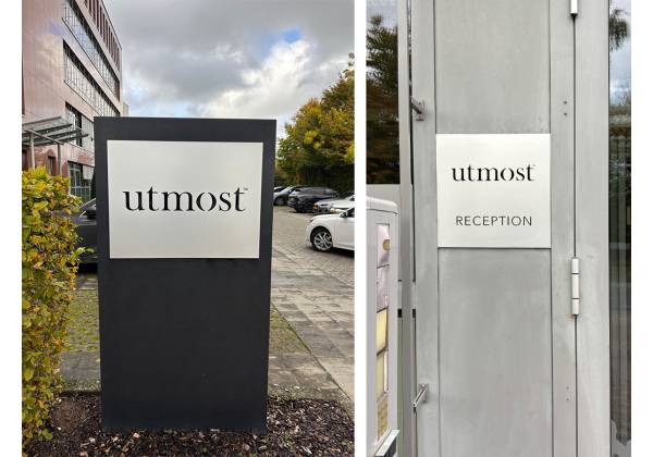 utmost, Niederanven, signaletique, aluminium anodisé, gravure, cnc,