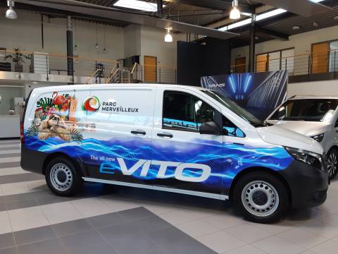 Mercedes eVITO wrapping