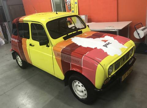 décoration Renault 4L