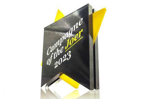 adada, trophee, campagne of the joer 2023, plexi, design