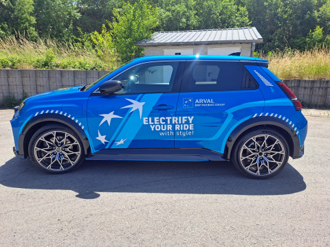 Alpine, A290, Arval, lettrage, colorado m-serie, summa, avery dennison