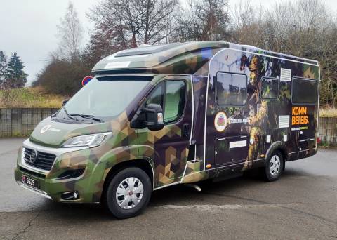 armee luxembourgeoise, concept factory, wrapping, colorado m-serie, vinyle 3M, letzebuerger armei