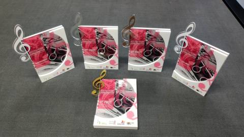 CLERVAUX, TROPHEE, clarinet competition, cnc, laser, trophy