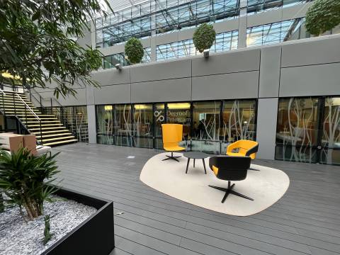 Degroof Petercam, sablage, frosted, windows manifestation