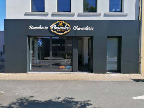 enseigne boucherie charcuterie luxembourg