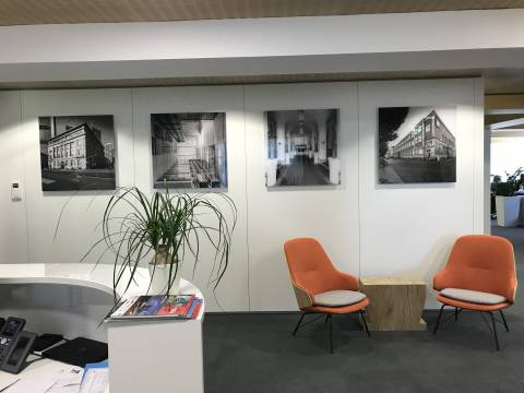 impression cadre photo boulevard de la foire luxembourg
