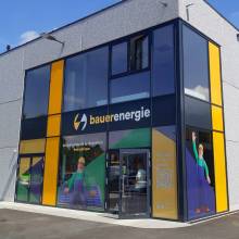 bauer energie, vitrine, one vision, microperforé, colorado 