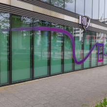 BIL - Agence Kirchberg - Avenue J.-F. Kennedy lettrage