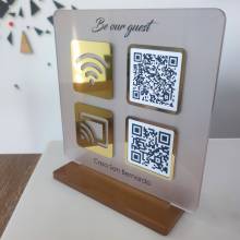 opportunity financial services, luxembourg, sign, signaletique, plexi, cnc, or, qrcode