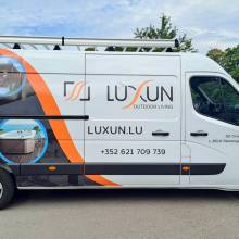 luxun, redange, semi covering, flocage, printing, mutoh