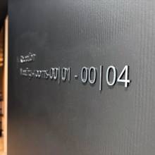DLA PIPER, Luxembourg, signalétique, trotec, laser cutting