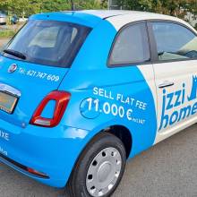 fiat 500. flockage, stickering, lettrage, luxembourg