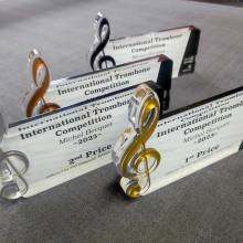 concours, trombonne, clervaux, laser, plexiglas