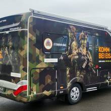 armee luxembourgeoise, concept factory, wrapping, canon colorado, vinyle 3M, letzebuerger armei