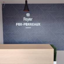 Foyer, Steinfort, logo 3D, rétro éclairage, cnc, plexiglas, leds, signage