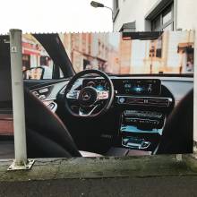 mercedes panneau publicitaire steinfort