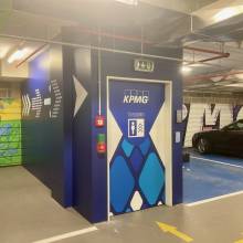 Habillage parking KPMG Luxembourg